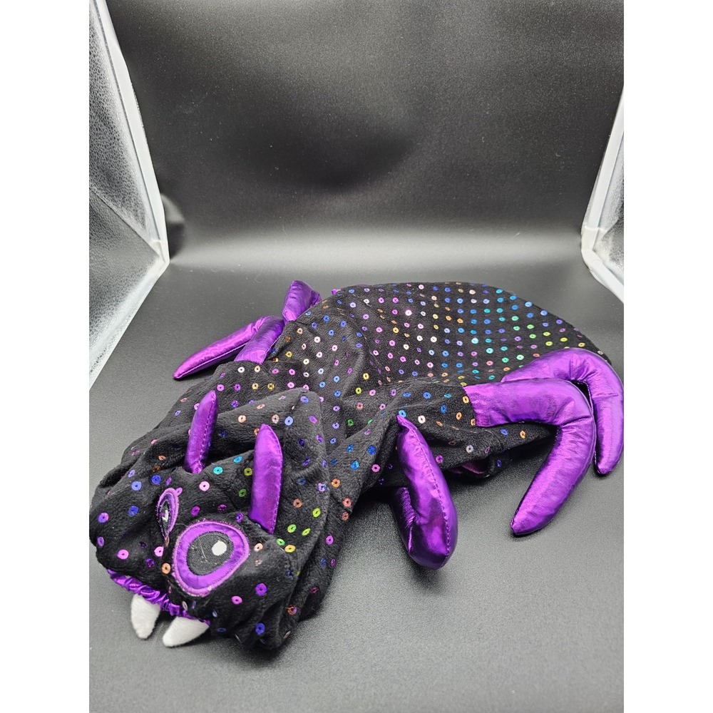 Black &‎ Purple Sparkle Spider Dog Costume Medium Dog Costume